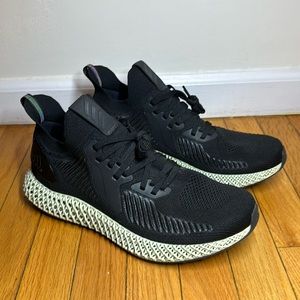 Adidas AlphaEdge 4D 'Core Black' Men's 11 Green EF3453 No box
